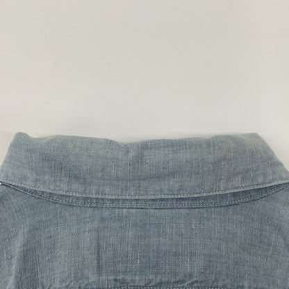 RRL ダブルアールエル ﾗｲﾄﾌﾞﾙｰ ﾊｰﾌｽﾘｰﾌﾞ ｼｬﾂ トップス M