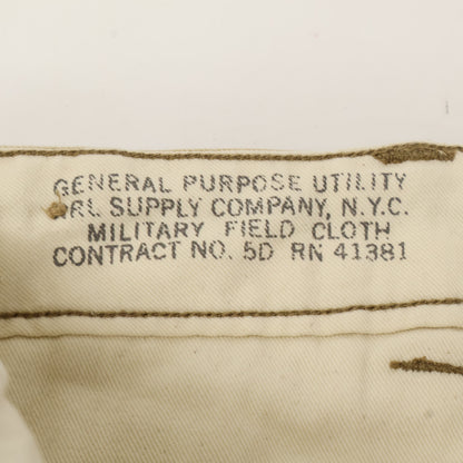 RRL ダブルアールエル ﾍﾞｰｼﾞｭ ﾎﾞﾀﾝﾌﾗｲ ｺｯﾄﾝ ﾊﾟﾝﾂ ボトムス 32×30