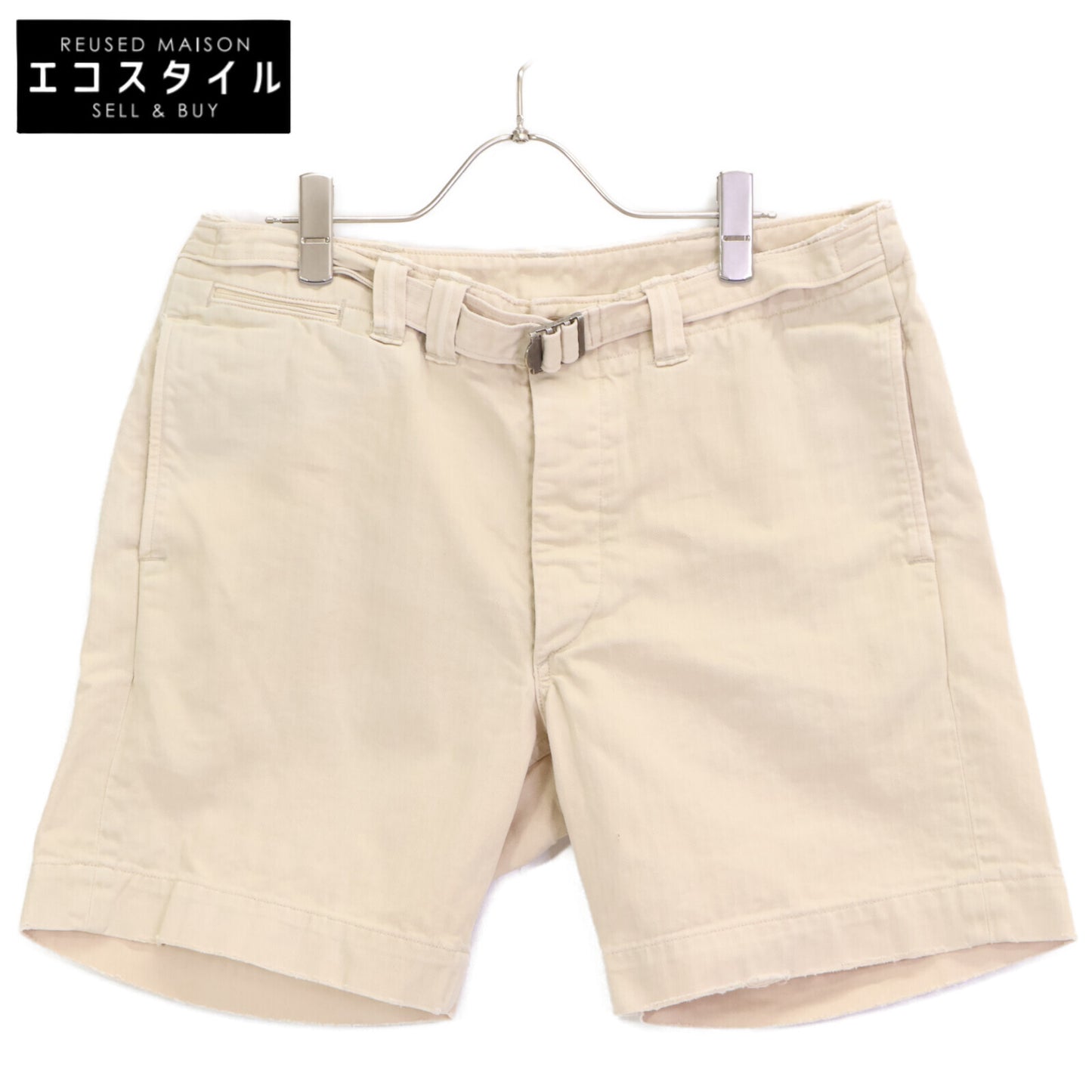 RRL ダブルアールエル ﾍﾞｰｼﾞｭ ﾎﾞﾀﾝﾌﾗｲ ﾍﾘﾝﾎﾞｰﾝ ｼｮｰﾂ ボトムス 32