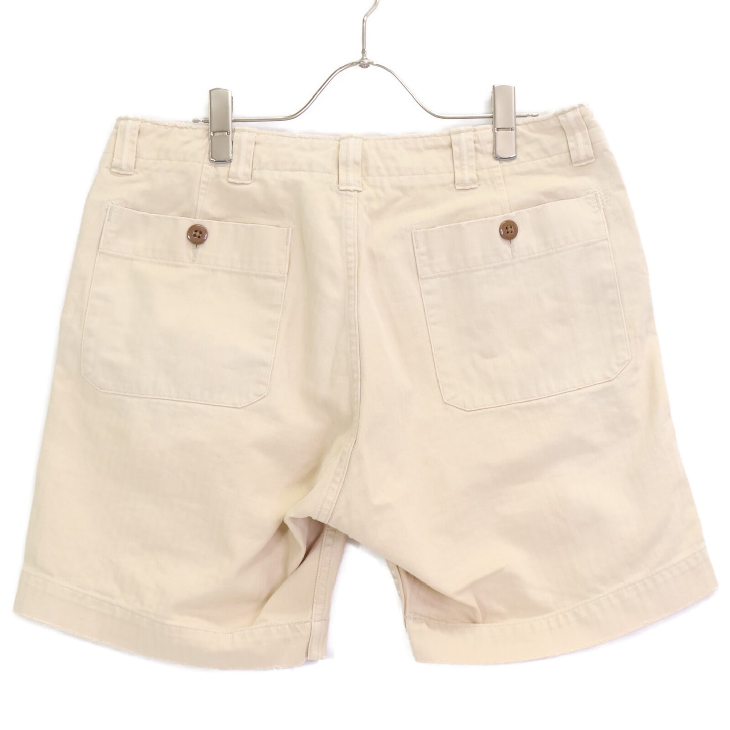 RRL ダブルアールエル ﾍﾞｰｼﾞｭ ﾎﾞﾀﾝﾌﾗｲ ﾍﾘﾝﾎﾞｰﾝ ｼｮｰﾂ ボトムス 32