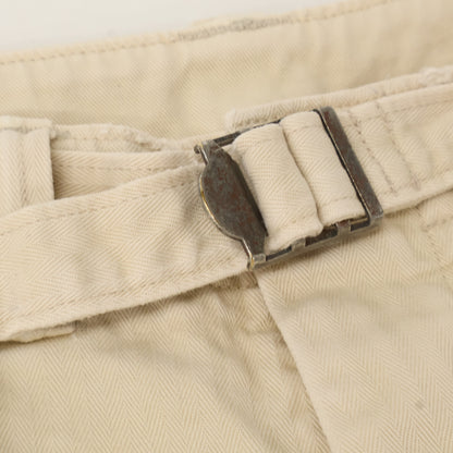 RRL ダブルアールエル ﾍﾞｰｼﾞｭ ﾎﾞﾀﾝﾌﾗｲ ﾍﾘﾝﾎﾞｰﾝ ｼｮｰﾂ ボトムス 32