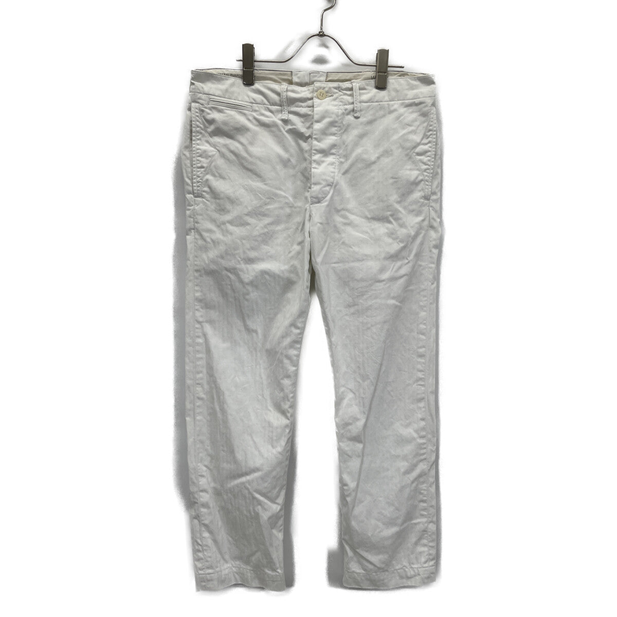 RRL ダブルアールエル ﾎﾜｲﾄ ｺｯﾄﾝ ﾎﾞﾀﾝﾌﾗｲ ﾁﾉﾊﾟﾝﾂ ボトムス 32×30