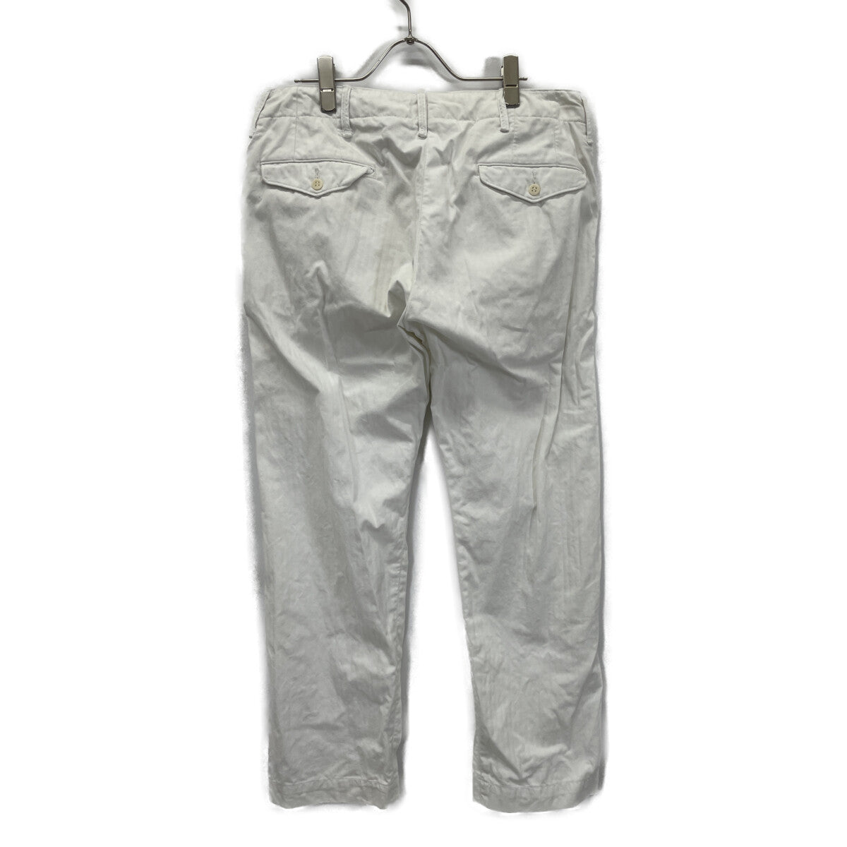 RRL ダブルアールエル ﾎﾜｲﾄ ｺｯﾄﾝ ﾎﾞﾀﾝﾌﾗｲ ﾁﾉﾊﾟﾝﾂ ボトムス 32×30