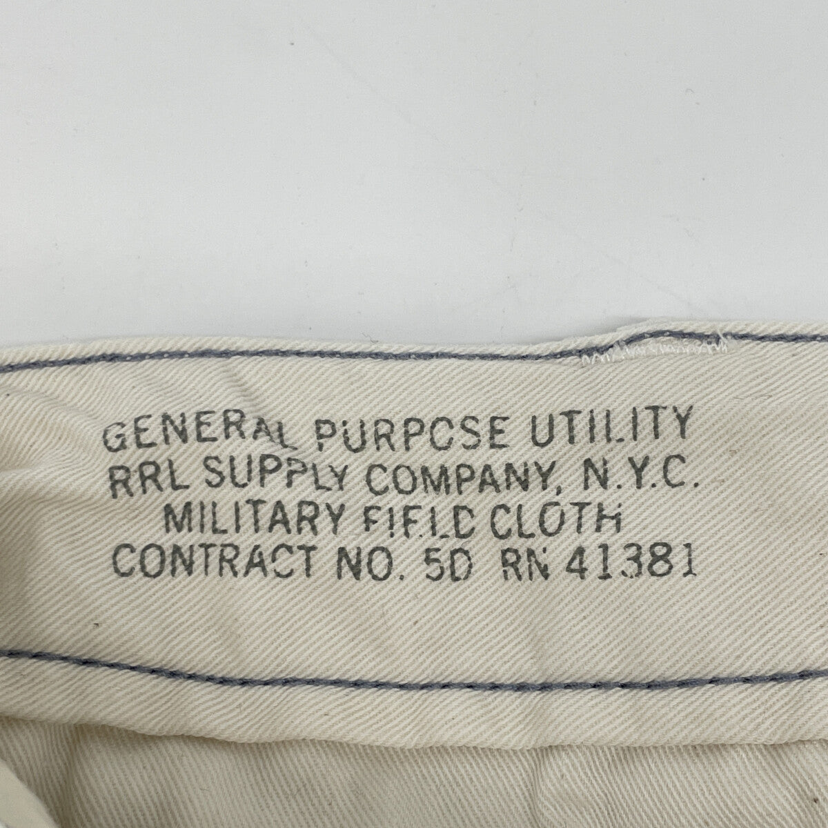 RRL ダブルアールエル ﾎﾜｲﾄ ｺｯﾄﾝ ﾎﾞﾀﾝﾌﾗｲ ﾁﾉﾊﾟﾝﾂ ボトムス 32×30