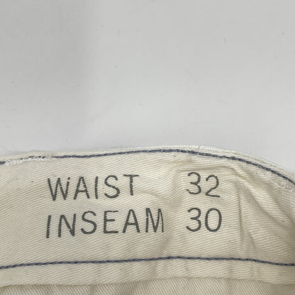 RRL ダブルアールエル ﾎﾜｲﾄ ｺｯﾄﾝ ﾎﾞﾀﾝﾌﾗｲ ﾁﾉﾊﾟﾝﾂ ボトムス 32×30