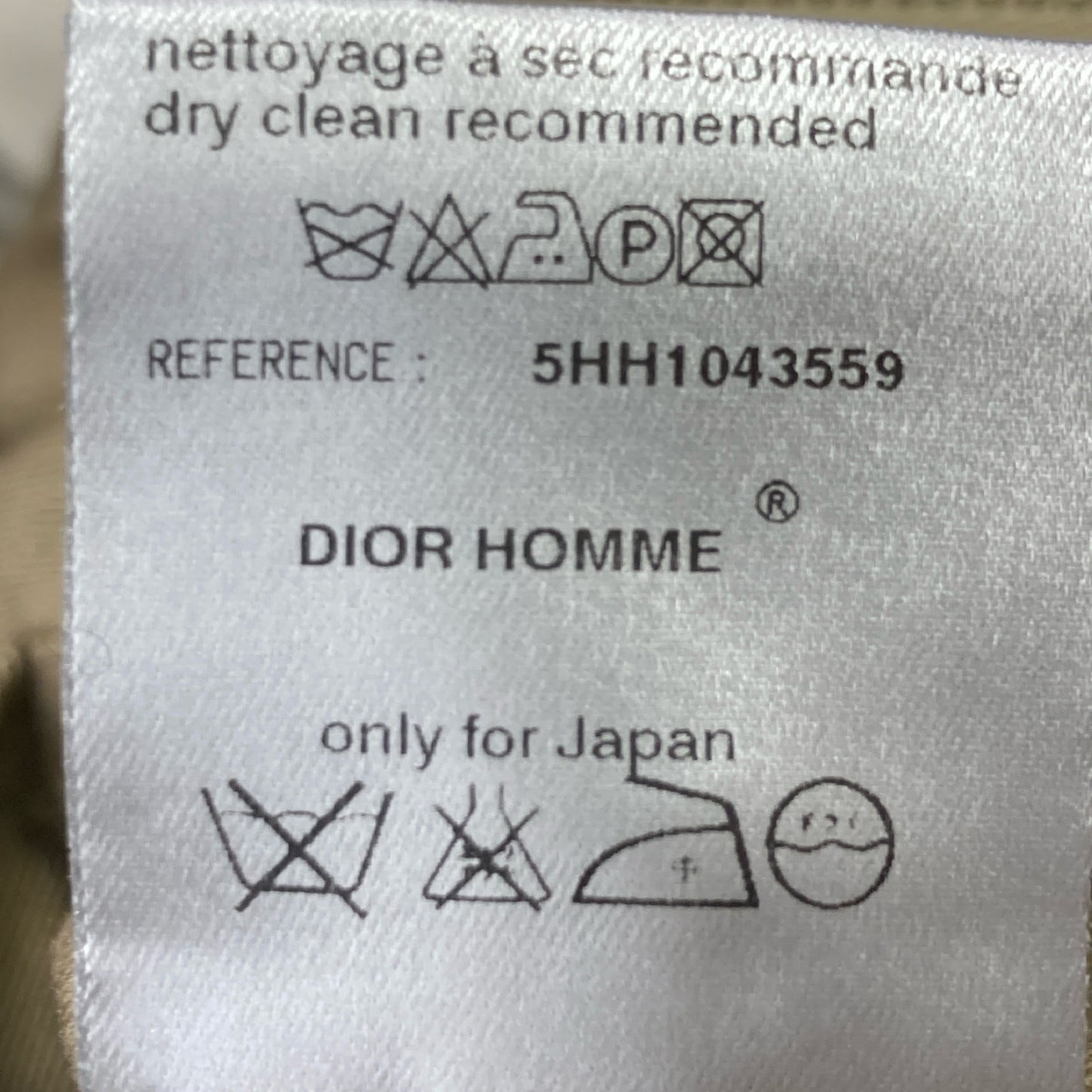 Dior HOMME ディオールオム 05AW ｶｰｷ ﾐﾘﾀﾘｰｼﾞｬｹｯﾄ ジャケット 44