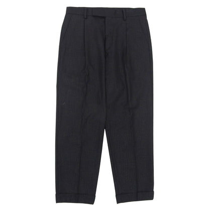 WACKO MARIA ワコマリア ドーメル グリッター ストライプパンツ タイプ2 ボトムス メンズ ブラック M 23年製 ボトムス M