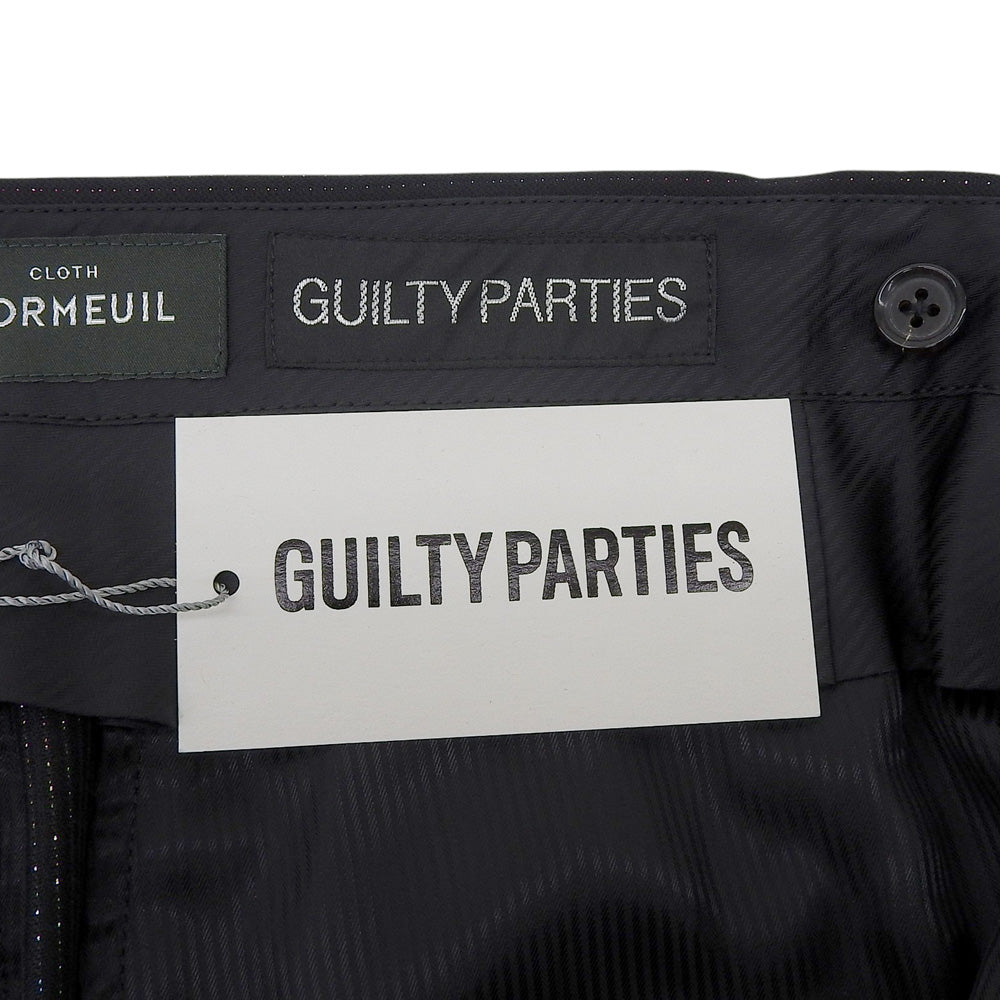 WACKO MARIA ワコマリア ドーメル グリッター ストライプパンツ タイプ2 ボトムス メンズ ブラック M 23年製 ボトムス M