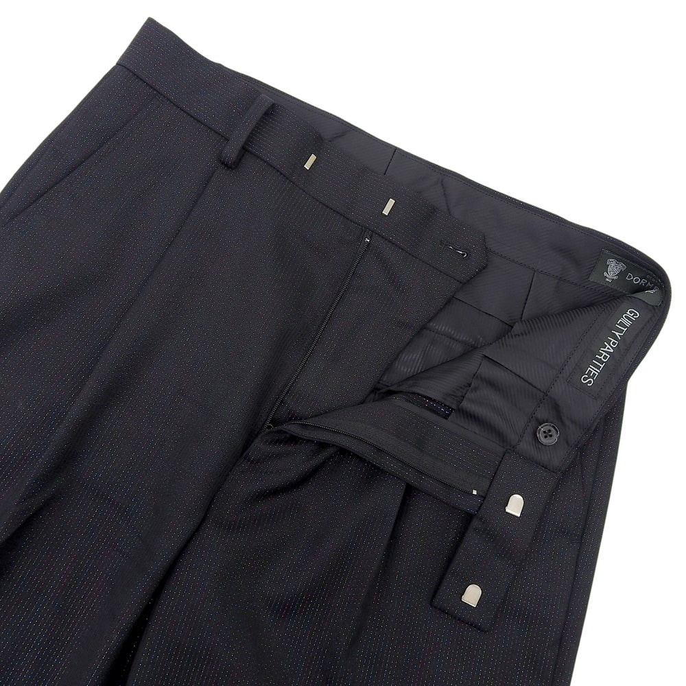 WACKO MARIA ワコマリア ドーメル グリッター ストライプパンツ タイプ2 ボトムス メンズ ブラック M 23年製 ボトムス M