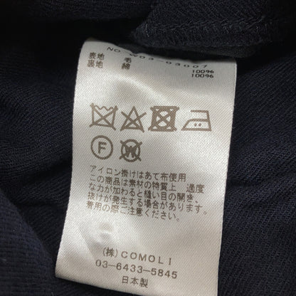 COMOLI コモリ W03-03007 ﾈｲﾋﾞｰ ｳｰﾙﾋﾞｴﾗ ﾄﾞﾛｰｽﾄﾘﾝｸﾞﾊﾟﾝﾂ ボトムス 3