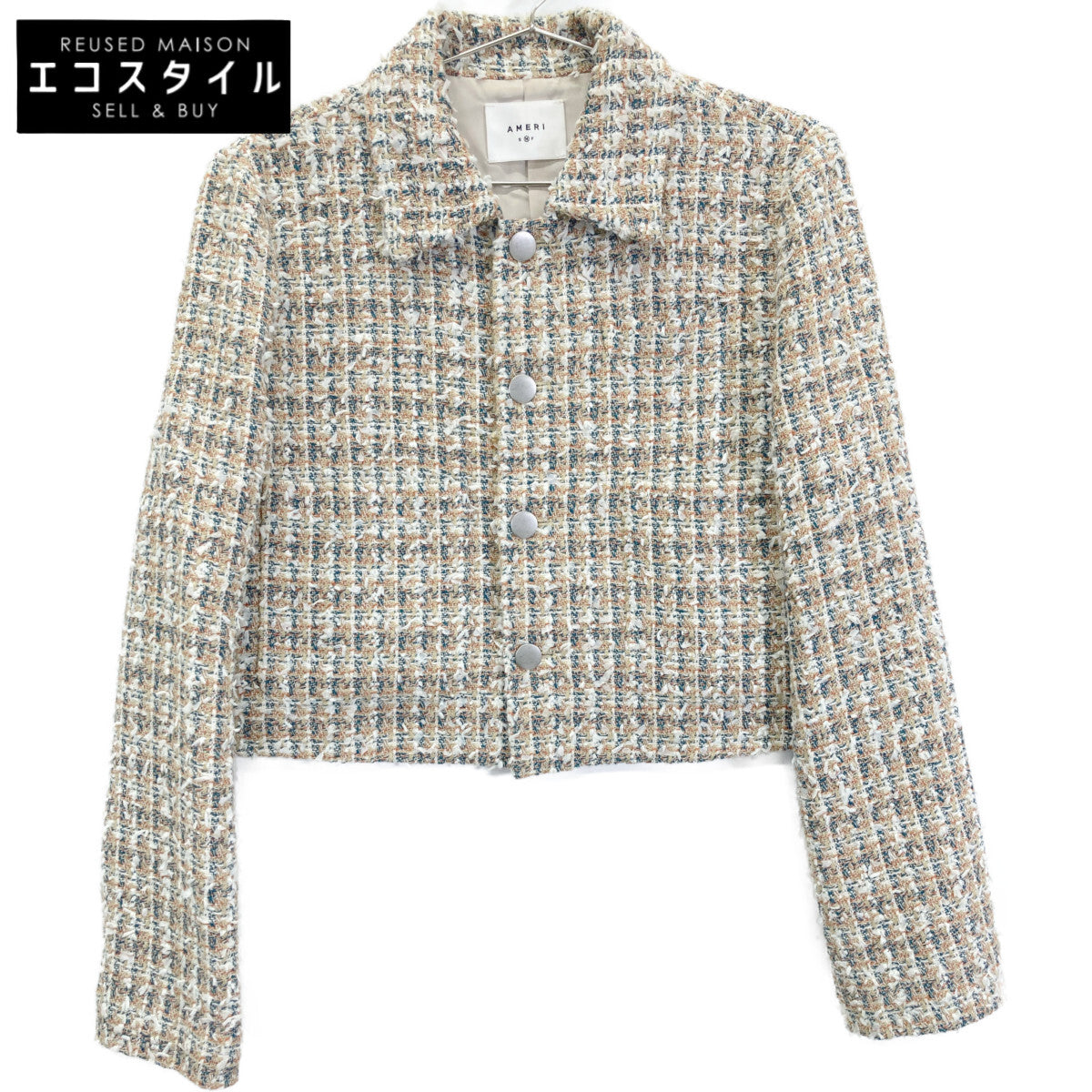 AMERI アメリ 01310660040 PLAYFUL TWEED JACKET ツイード ジャケット M