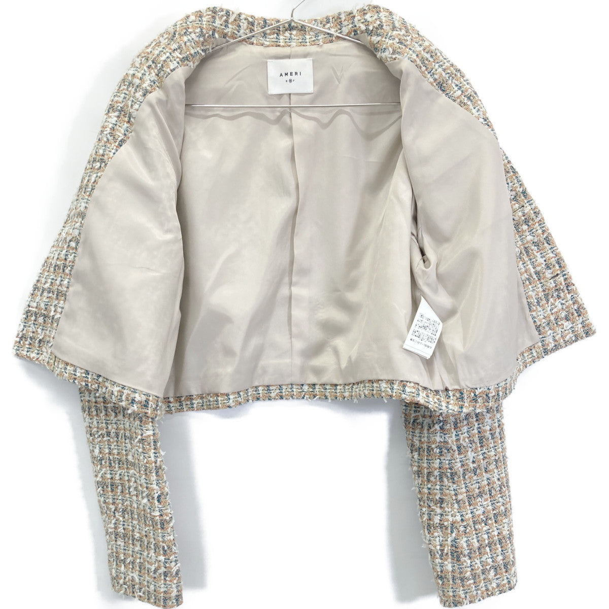 AMERI アメリ 01310660040 PLAYFUL TWEED JACKET ツイード ジャケット M