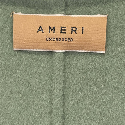 AMERI アメリヴィンテージ ｸﾞﾘｰﾝ UNDRESSED FRILL COLLAR COAT コート S