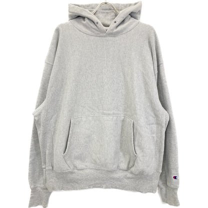 Champion チャンピオン 90年 グレー リバースウィーブパーカー 目無し トップス XL