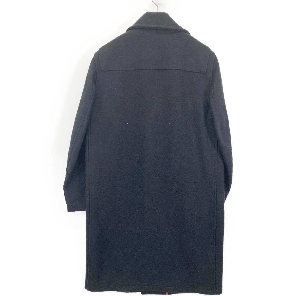 AUBIN オーバン 【AUBIN】ﾌﾞﾗｯｸ ｳｰﾙ ﾁｪｽﾀｰｺｰﾄ コート Small