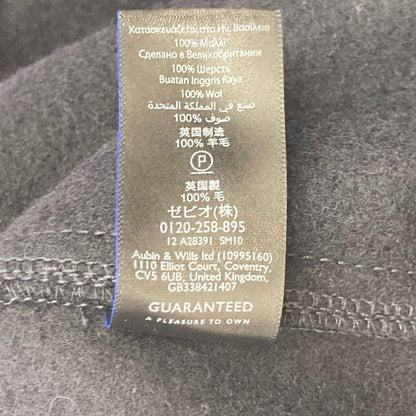 AUBIN オーバン 【AUBIN】ﾌﾞﾗｯｸ ｳｰﾙ ﾁｪｽﾀｰｺｰﾄ コート Small