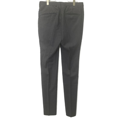 Z Zegna ジーゼニア ﾄﾞﾛｯﾌﾟ8 ｳｰﾙ ﾁｪｯｸ ﾂｰﾋﾟｰｽｽｰﾂ スーツ セットアップ 46