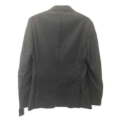 Z Zegna ジーゼニア ﾄﾞﾛｯﾌﾟ8 ｳｰﾙ ﾁｪｯｸ ﾂｰﾋﾟｰｽｽｰﾂ スーツ セットアップ 46