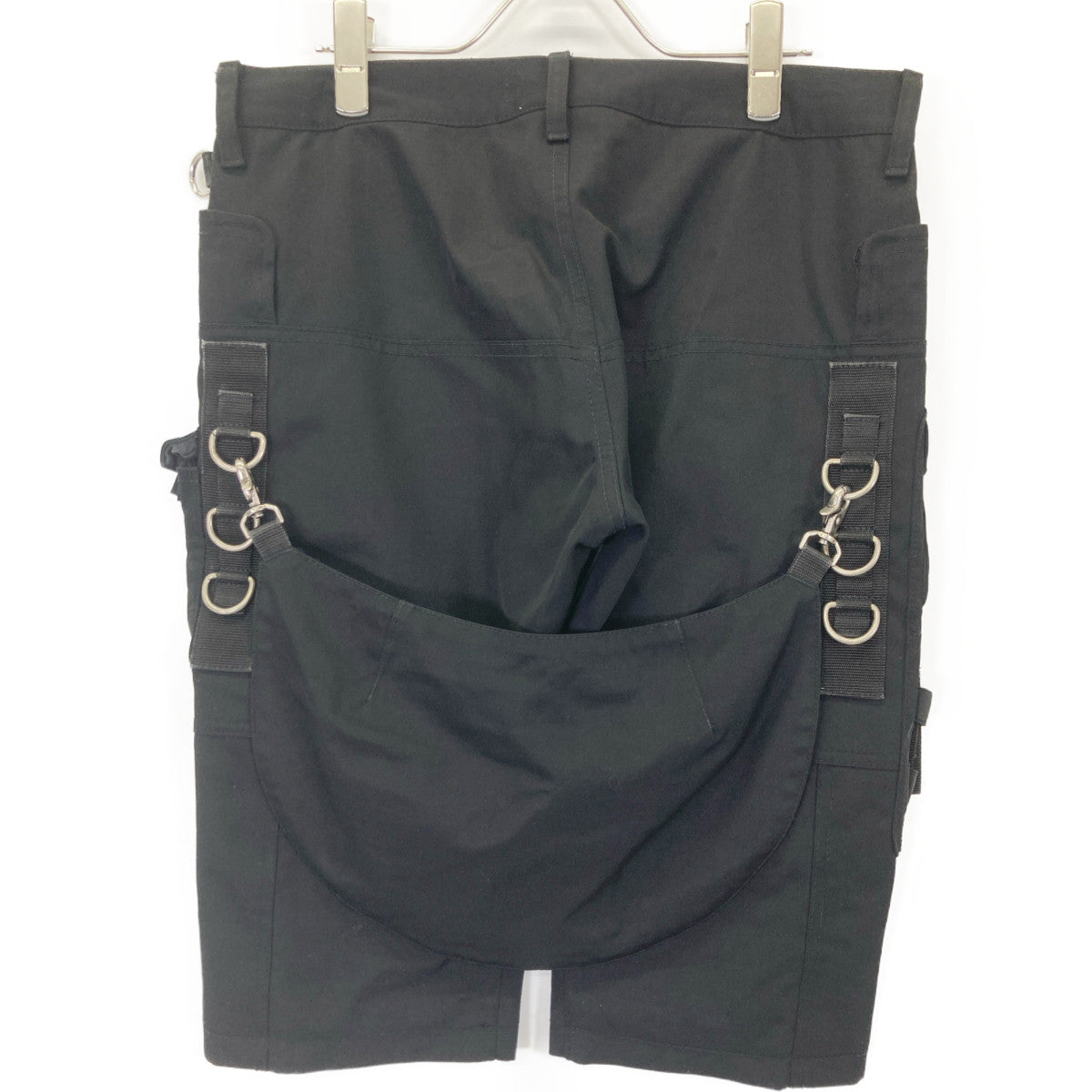 COMMEdesGARCONS JUNYA WATANABE コムデギャルソンジュンヤワタナベ ×ﾎﾟｰﾀｰ WO-P003 ﾌﾞﾗｯｸ ﾀｸﾃｨｶﾙ ﾊｰﾌﾊﾟﾝﾂ ボトムス M