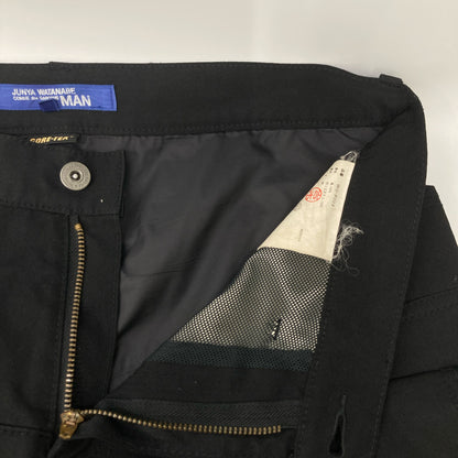 COMMEdesGARCONS JUNYA WATANABE コムデギャルソンジュンヤワタナベ ×ﾎﾟｰﾀｰ WO-P003 ﾌﾞﾗｯｸ ﾀｸﾃｨｶﾙ ﾊｰﾌﾊﾟﾝﾂ ボトムス M