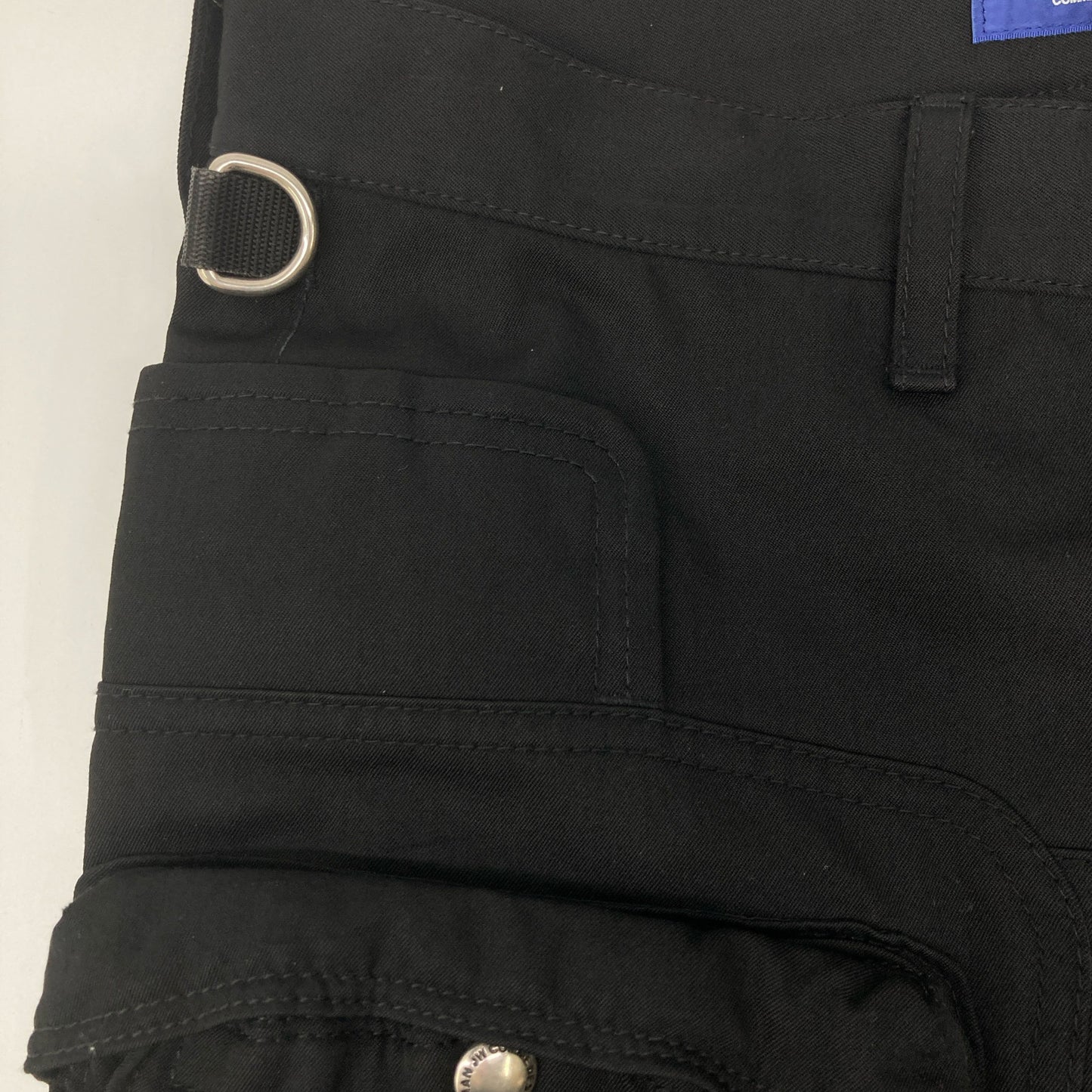 COMMEdesGARCONS JUNYA WATANABE コムデギャルソンジュンヤワタナベ ×ﾎﾟｰﾀｰ WO-P003 ﾌﾞﾗｯｸ ﾀｸﾃｨｶﾙ ﾊｰﾌﾊﾟﾝﾂ ボトムス M