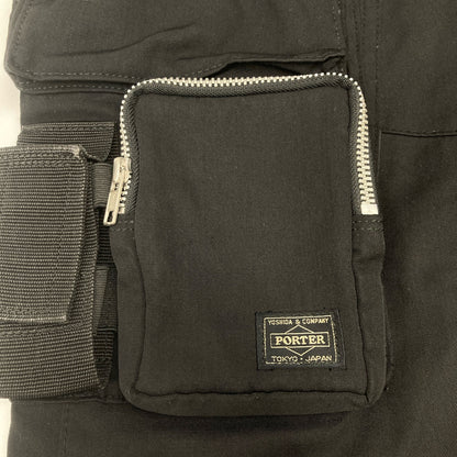 COMMEdesGARCONS JUNYA WATANABE コムデギャルソンジュンヤワタナベ ×ﾎﾟｰﾀｰ WO-P003 ﾌﾞﾗｯｸ ﾀｸﾃｨｶﾙ ﾊｰﾌﾊﾟﾝﾂ ボトムス M