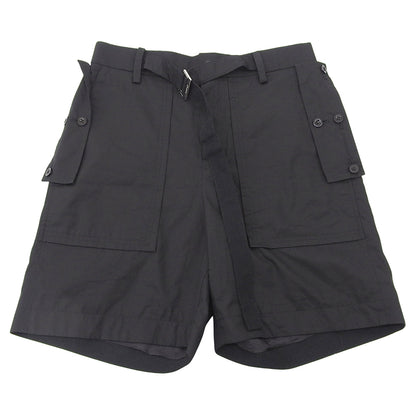 sacai サカイ 未使用 トーマスメイソン ショーツ コットン100% ボトムス メンズ 黒 ブラック 1 23-03041M 23SS ボトムス 1