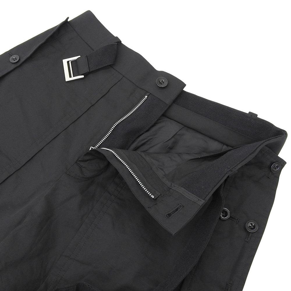 sacai サカイ 未使用 トーマスメイソン ショーツ コットン100% ボトムス メンズ 黒 ブラック 1 23-03041M 23SS ボトムス 1