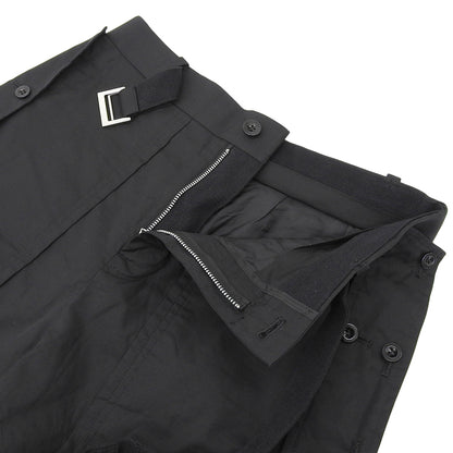 sacai サカイ 未使用 トーマスメイソン ショーツ コットン100% ボトムス メンズ 黒 ブラック 1 23-03041M 23SS ボトムス 1