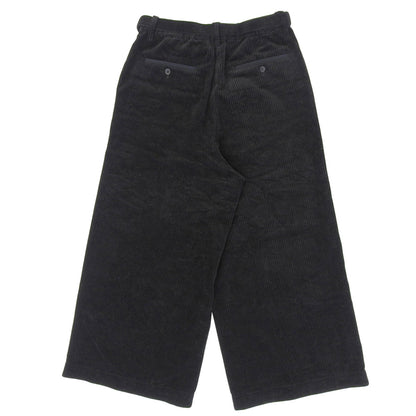 sacai サカイ 美品 コーデュロイ パンツ ボトムス メンズ ブラック 1 24-03491M 24AW ボトムス 1