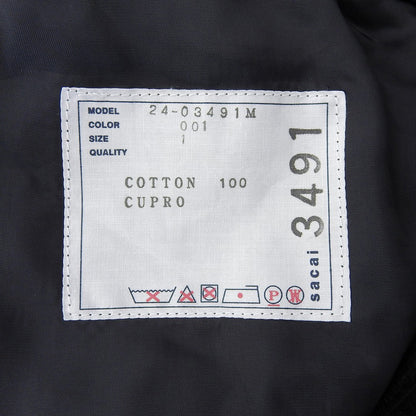 sacai サカイ 美品 コーデュロイ パンツ ボトムス メンズ ブラック 1 24-03491M 24AW ボトムス 1