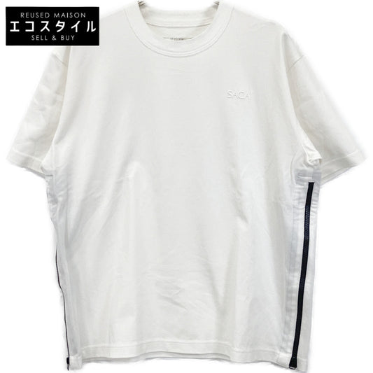 sacai サカイ 23-03258M ﾎﾜｲﾄ Cotton Jersey T-Shirt トップス 1