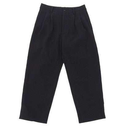 ssstein/stein シュタイン 美品 プリーツ パンツ ボトムス メンズ 黒 ブラック S ST831 ボトムス S