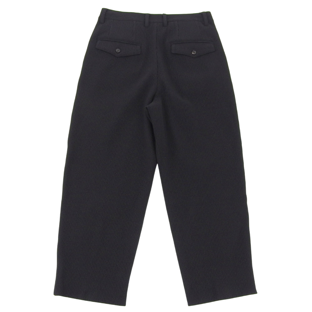 ssstein/stein シュタイン 美品 プリーツ パンツ ボトムス メンズ 黒 ブラック S ST831 ボトムス S