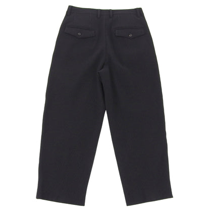 ssstein/stein シュタイン 美品 プリーツ パンツ ボトムス メンズ 黒 ブラック S ST831 ボトムス S