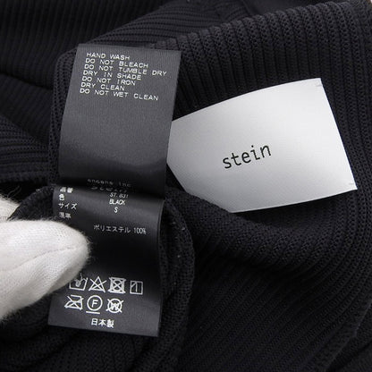 ssstein/stein シュタイン 美品 プリーツ パンツ ボトムス メンズ 黒 ブラック S ST831 ボトムス S