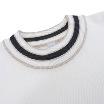 CFCL シーエフシーエル 美品 BS GARTER SHORT SLEEVE TEE SHIRT トップス メンズ ホワイト S トップス S