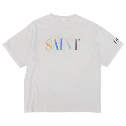 SAINT MICHAEL セントマイケル 未使用 TEE RAINBOW トップス メンズ オフホワイト L SM-YS1-0000-007SS トップス L