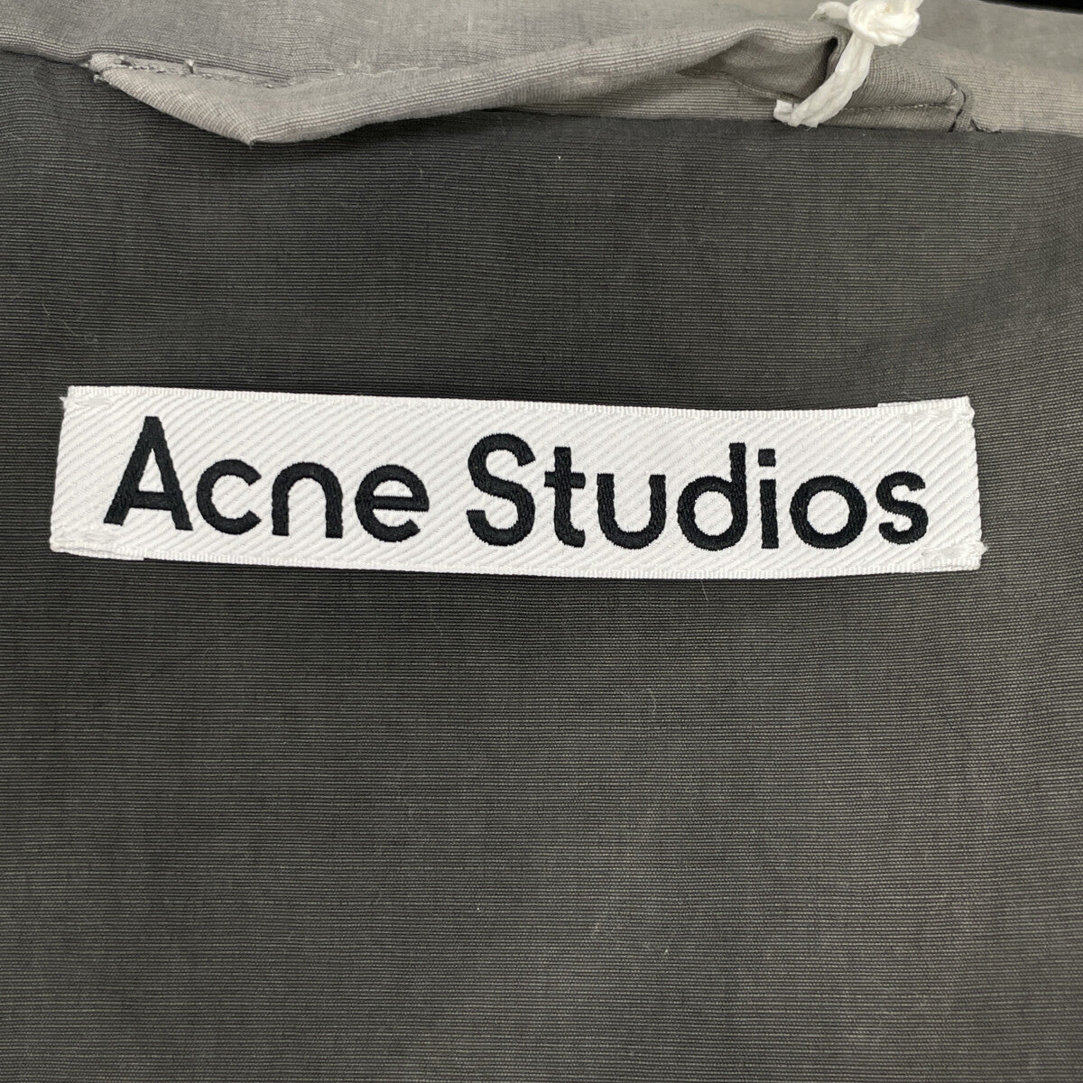 ACNE STUDIOS アクネ ストゥディオズ FN-MN-OUTW000968 ﾌﾞﾗｯｸ ｴﾝﾌﾞﾛｲﾀﾞﾘｰ 刺繍 ﾅｲﾛﾝｼﾞｬｹｯﾄ ジャケット 46