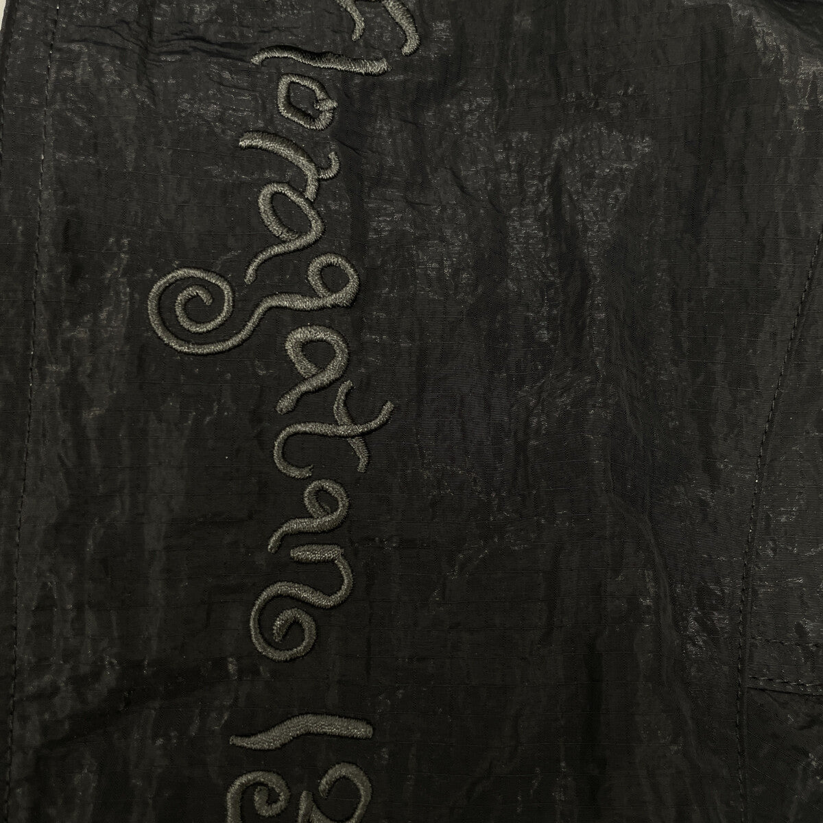 ACNE STUDIOS アクネ ストゥディオズ FN-MN-OUTW000968 ﾌﾞﾗｯｸ ｴﾝﾌﾞﾛｲﾀﾞﾘｰ 刺繍 ﾅｲﾛﾝｼﾞｬｹｯﾄ ジャケット 46