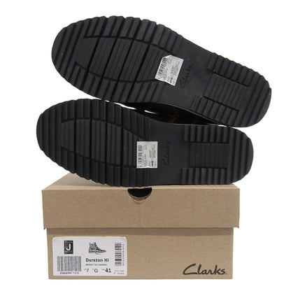 Clarks クラークス 未使用 ダーストンハイ ブリティッシュタンレザー ブーツ シューズ メンズ ブラウン 7G シューズ 7G(UK)