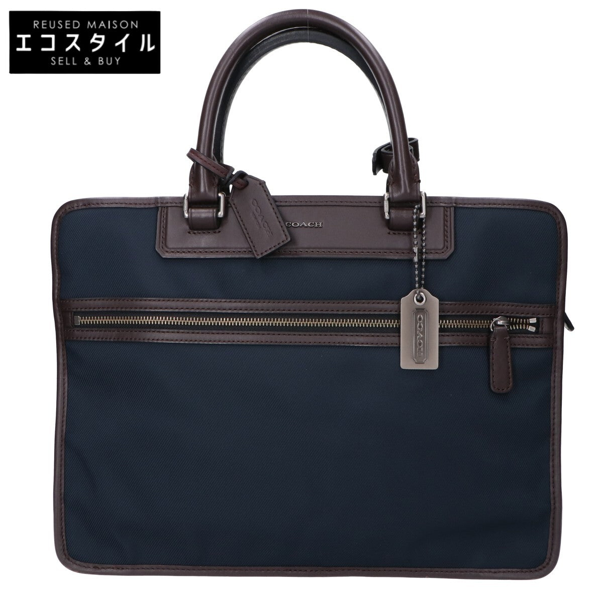 COACH コーチ 【美品】70892 クロスビー スリム 2WAYショルダー ビジネスバッグ ブリーフケース