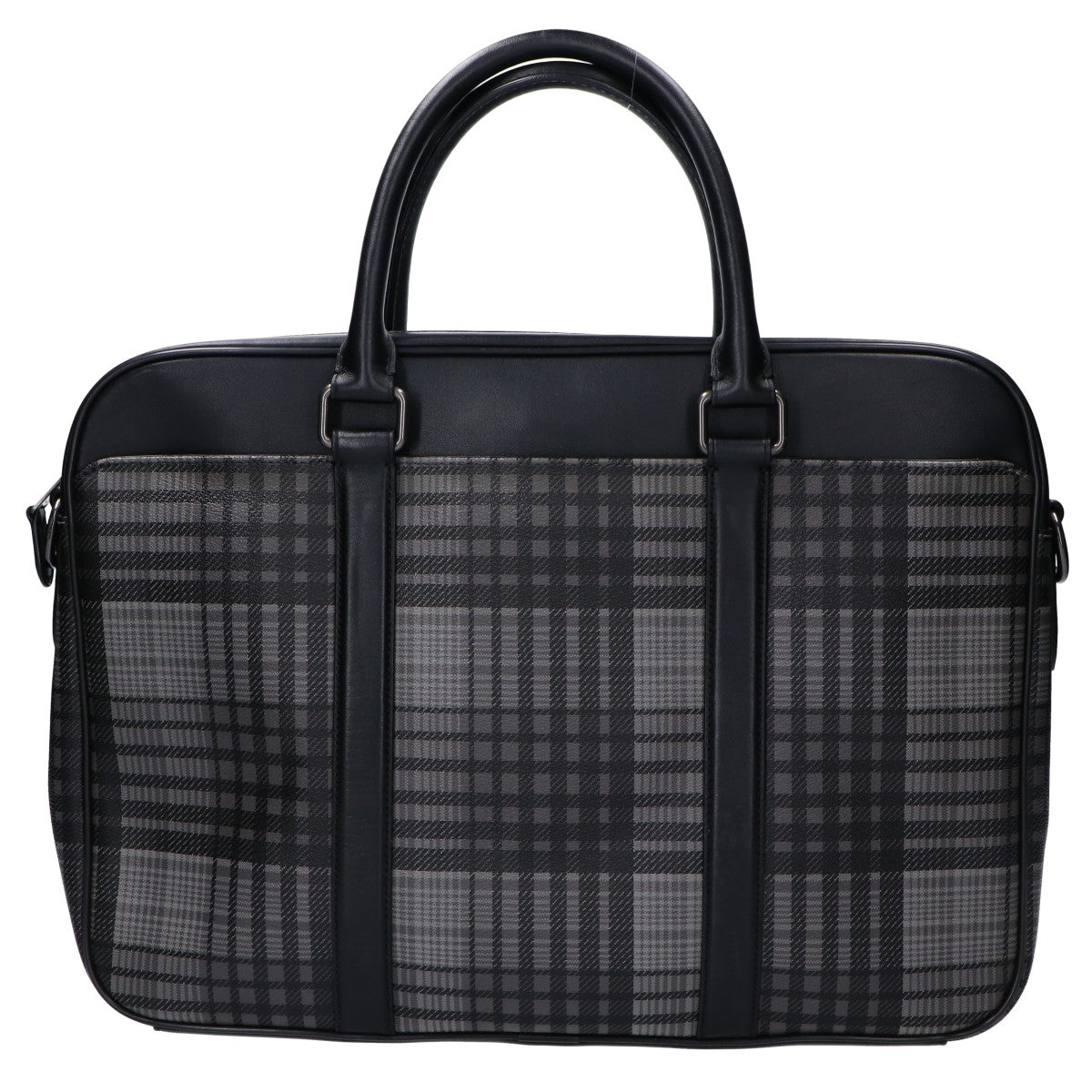 COACH コーチ 【新品同様】F37808 プレイドプリント ペリースリム 2WAYショルダー ビジネスバッグ ブリーフケース