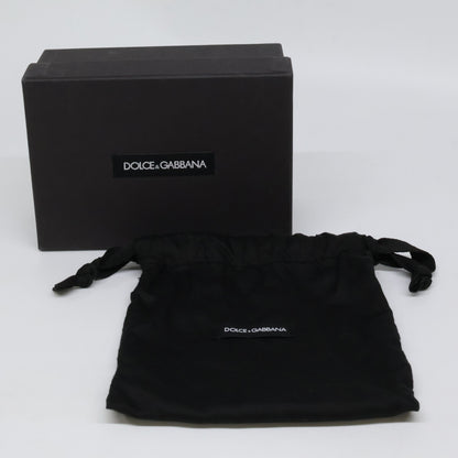 DOLCE&GABBANA ドルチェアンドガッバーナ DGロゴチャーム リボン エコファーポンポン キーリング