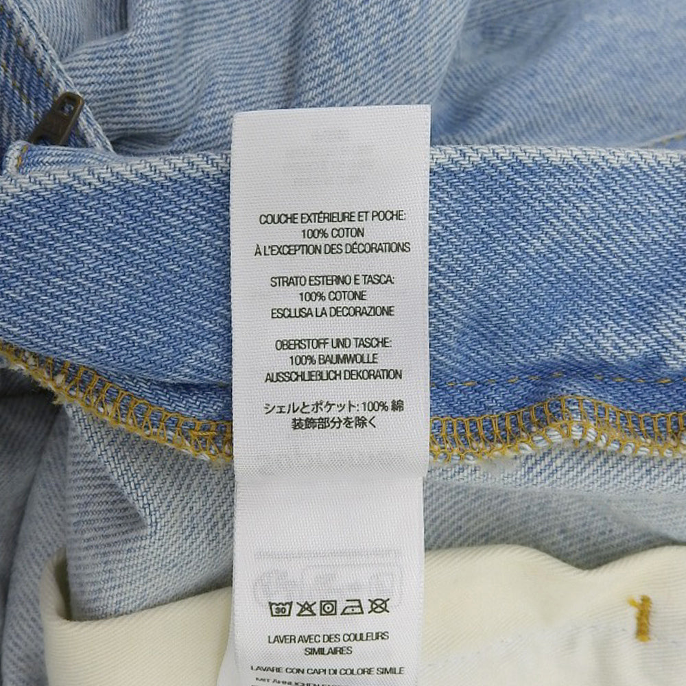 Supreme シュプリーム 美品 バギーデニム ワイドショーツ ボトムス メンズ ライトブルー 30 25SS ボトムス 30