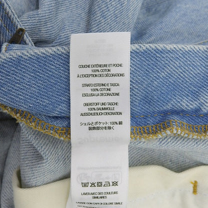 Supreme シュプリーム 美品 バギーデニム ワイドショーツ ボトムス メンズ ライトブルー 30 25SS ボトムス 30