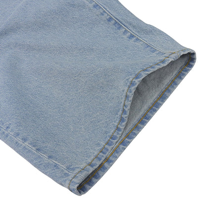 Supreme シュプリーム 美品 バギーデニム ワイドショーツ ボトムス メンズ ライトブルー 30 25SS ボトムス 30