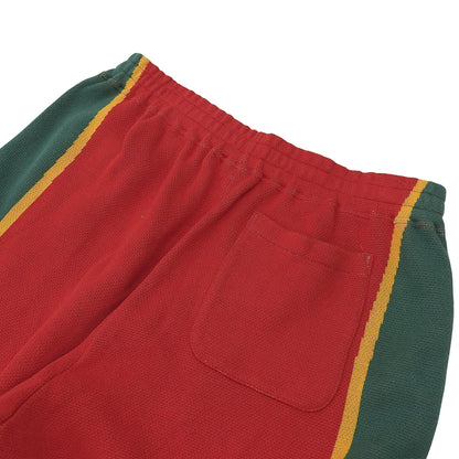 Supreme シュプリーム 美品 サッカー ニットパンツ ボトムス メンズ レッド系 L ボトムス L(ASIA)