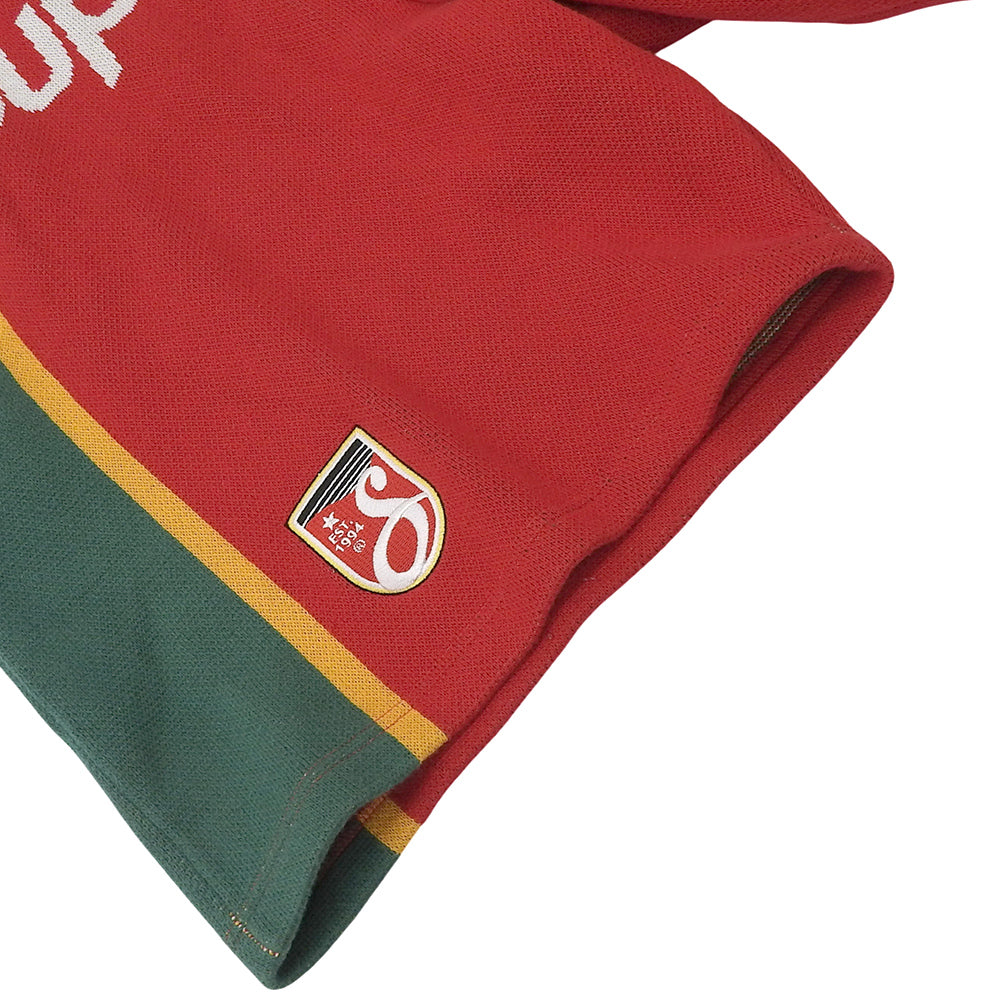 Supreme シュプリーム 美品 サッカー ニットパンツ ボトムス メンズ レッド系 L ボトムス L(ASIA)