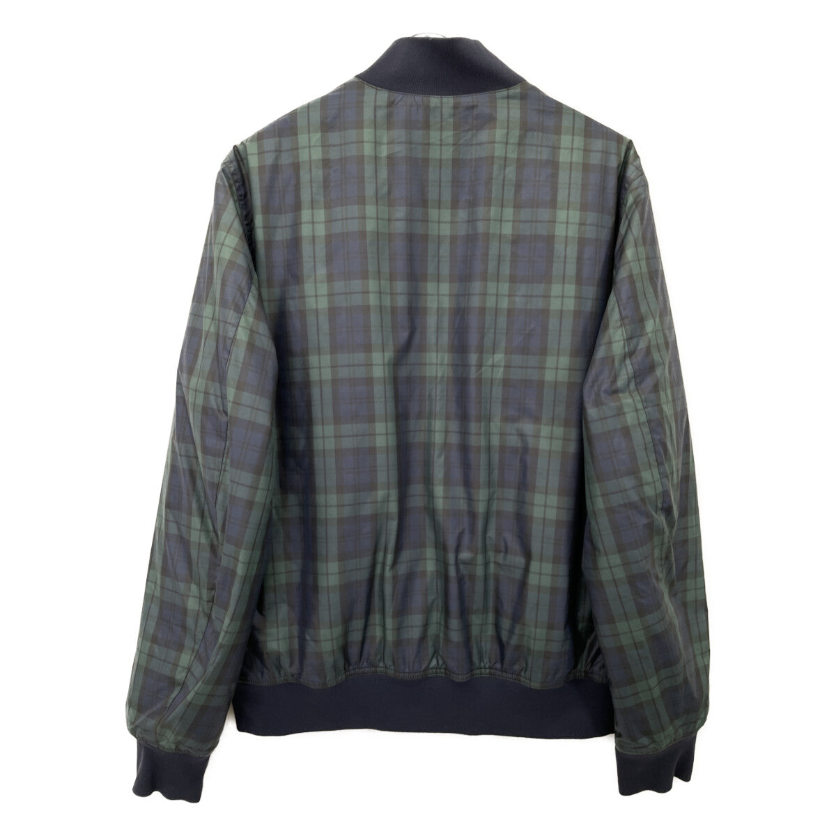 Brooks Brothers ブルックスブラザーズ ﾈｲﾋﾞｰ Thermore ﾀｰﾀﾝﾁｪｯｸ MA-1ﾀｲﾌﾟ ﾌﾞﾙｿﾞﾝ ジャケット M